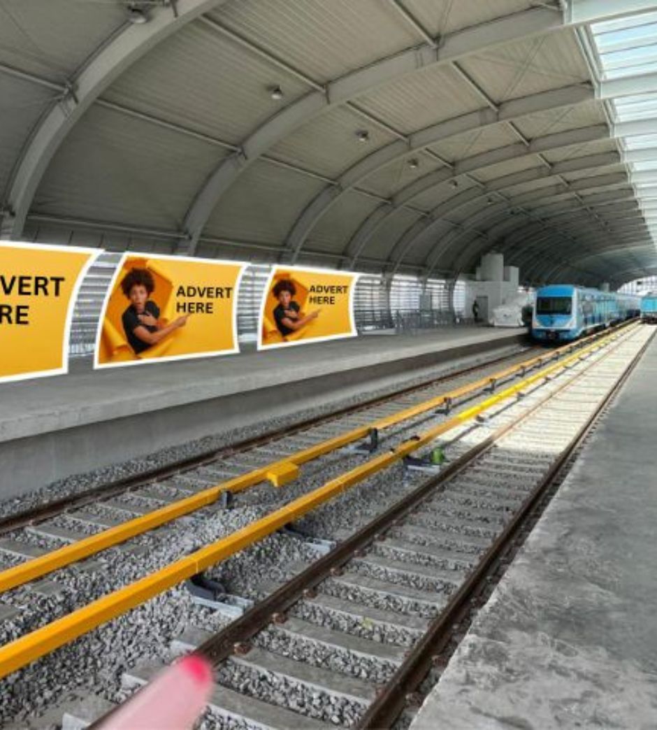 Train Station Ads at Huperniq