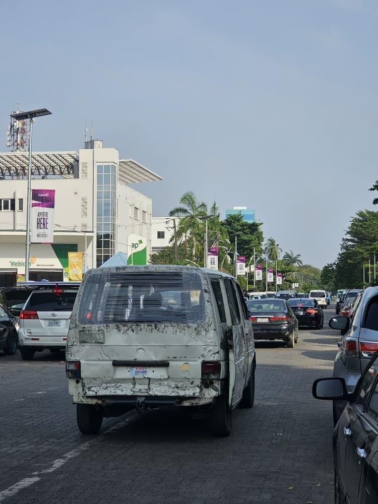 10 poles on Bank Road, Ikoyi — Poles